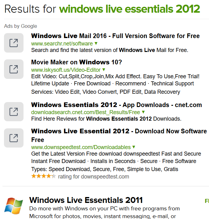 cnet download page for windows live essentials