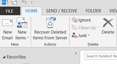 restore permanently deleted items